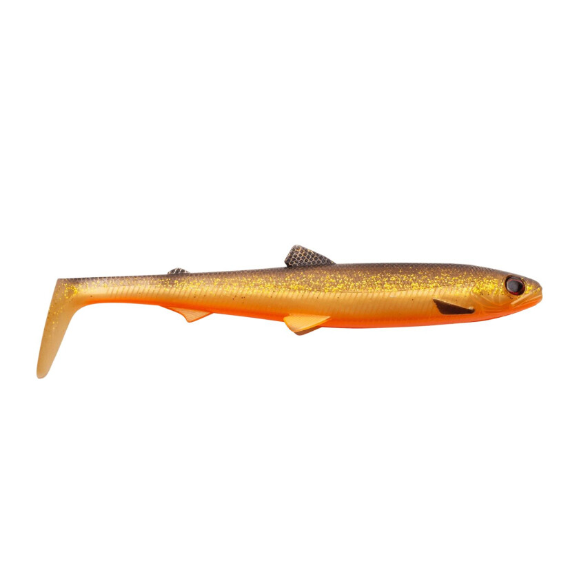 BullTeez Shadtail 18cm 53g 1pc, softbait Gold Rush