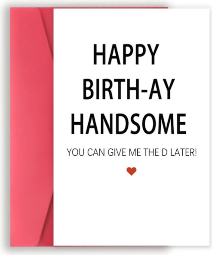 Bursdagskort for ham, morsom bursdagskort for menn, gratulerer med dagen-kort for ektemann kjæreste forlovede, frekk bursdagskort for ektemann