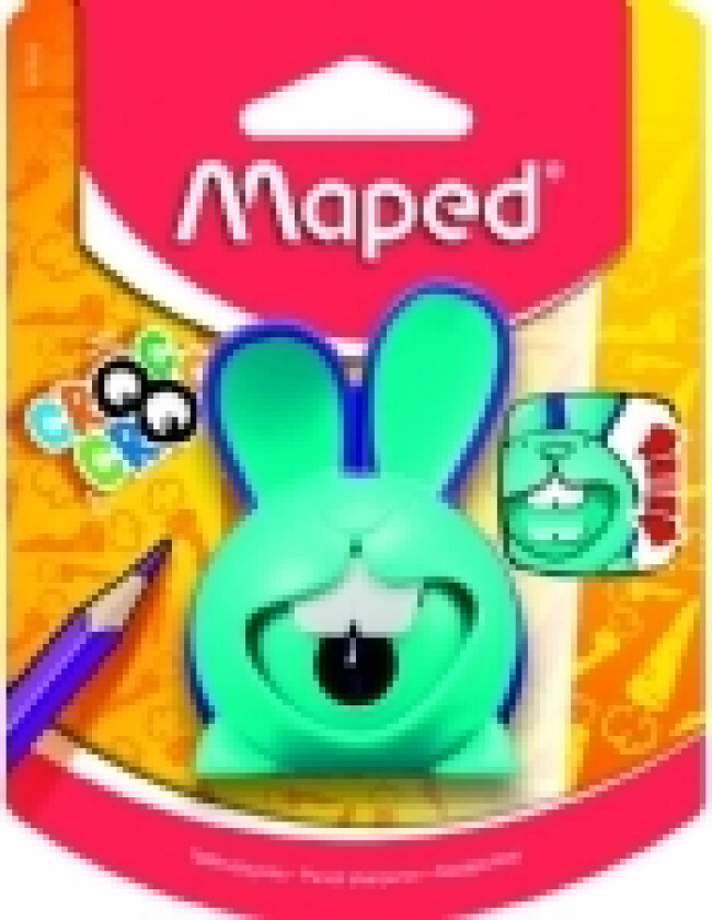 176100, Manuell blyantspisser, Flerfarget, Plast, Stål, 95 mm, 45,7 mm