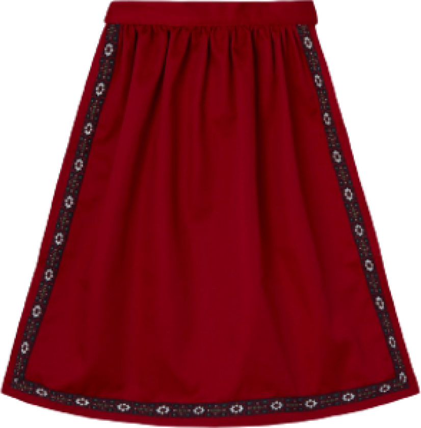 Tetana forkle til festdrakt - rio red