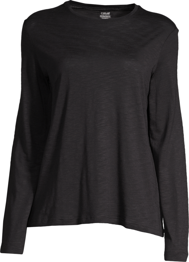 Soft Texture Long Sleeve Dame Black XS