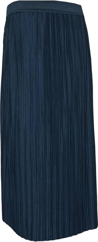 Mlnoela Plisse Midi Jrs Skirt A. - Navy - XS