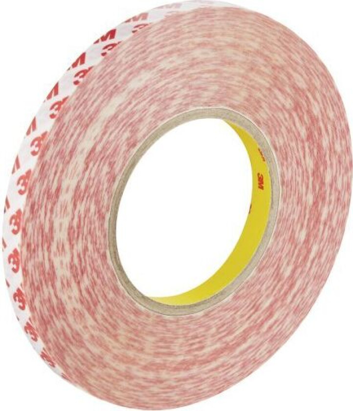 GPT-020F Tape transparent, dobbeltsidig 19 mm x 50 m, 0,2 mm
