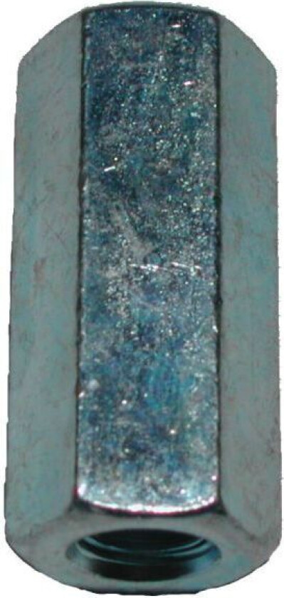 Arvid Nilsson 62510040 Skjøtmutter M6HM A4, syrefast M10x40 mm, 100-pakning