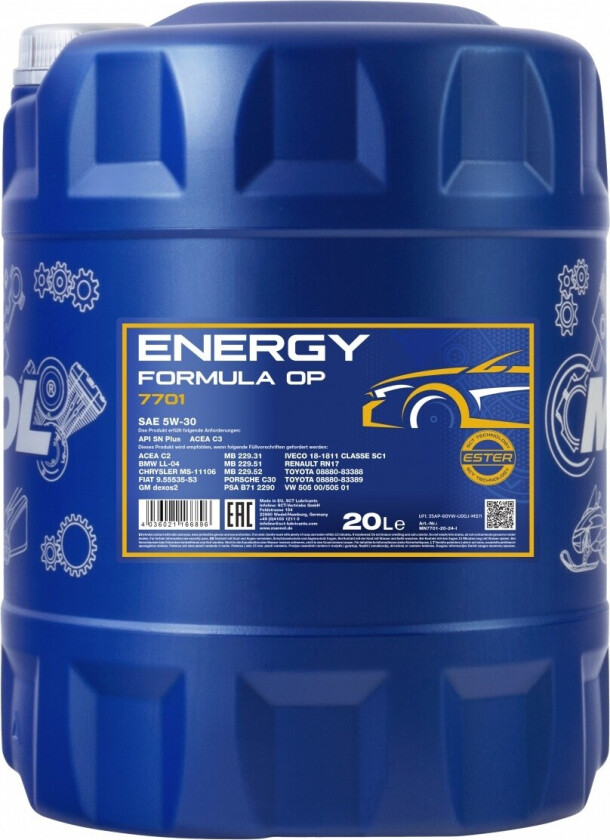 Motorolje MANNOL MN7701-20