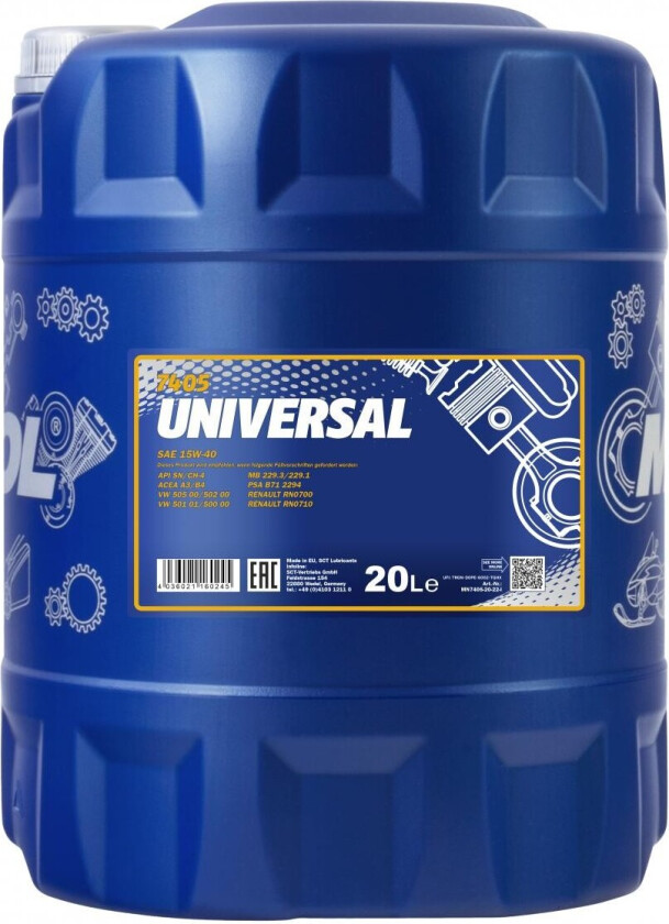 Motorolje MANNOL MN7405-20