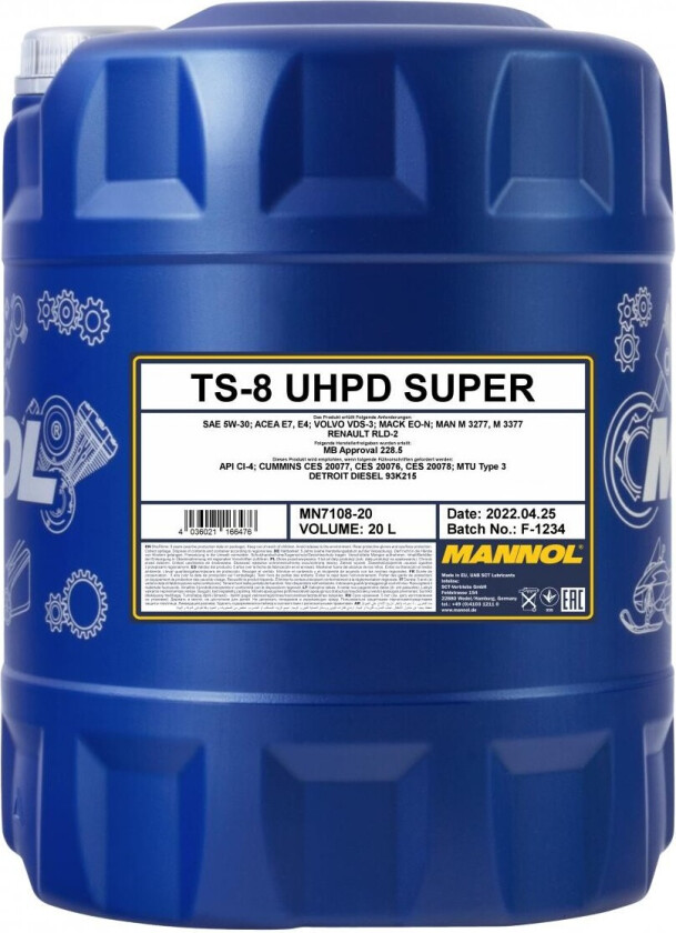 Motorolje MANNOL MN7108-20
