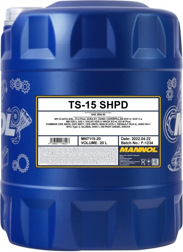 Motorolje MANNOL MN7115-20