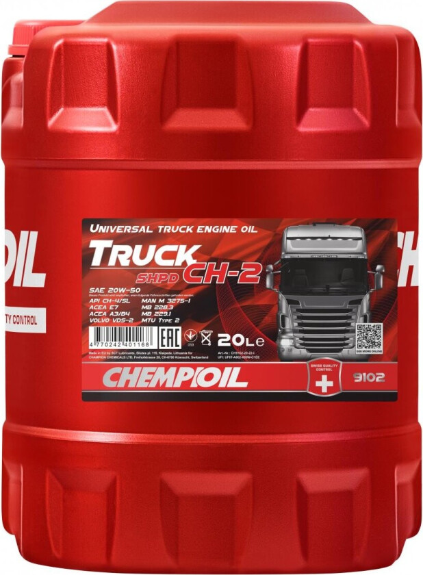 Motorolje CHEMPIOIL CH9102-20