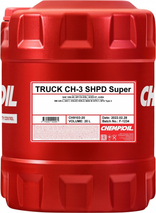 Motorolje CHEMPIOIL CH9103-20