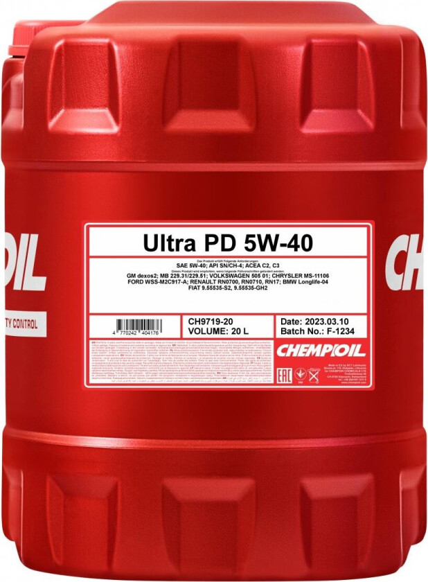 Motorolje CHEMPIOIL CH9719-20