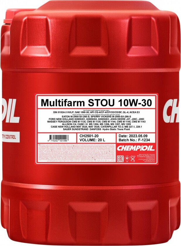 Motorolje CHEMPIOIL CH2501-20