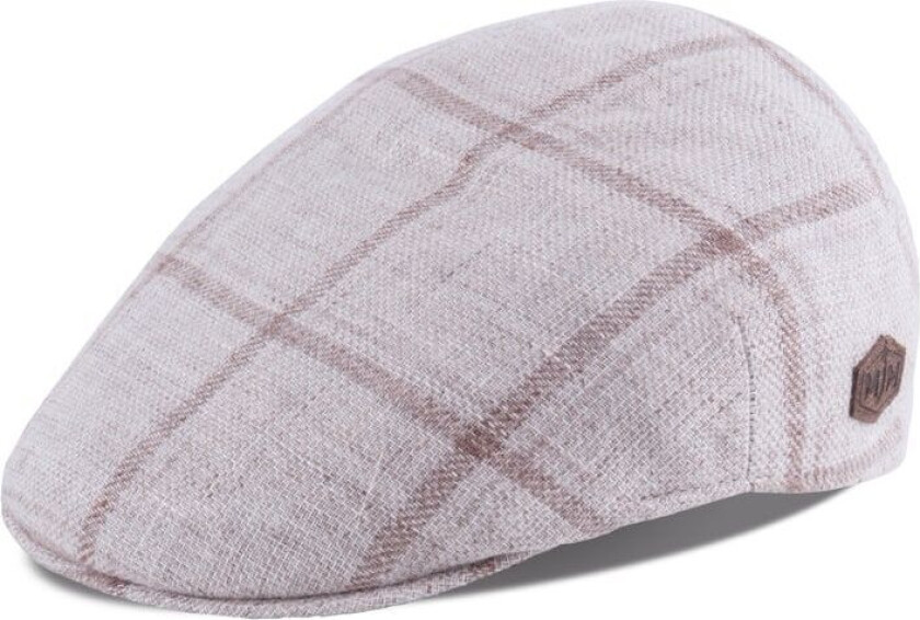 Mjm Country 30 Sixpence/flat Cap Beige Check S