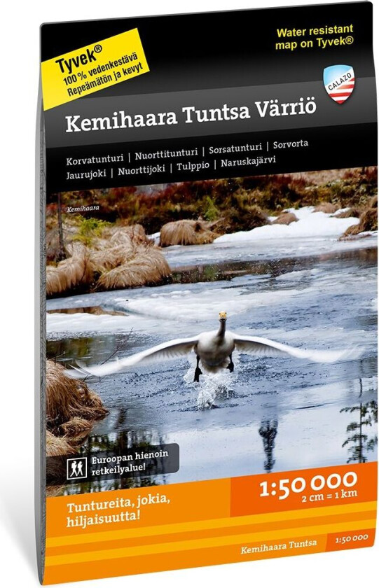 Kemihaara Tuntsa Värriö 1:50.000 OneSize, NoColour