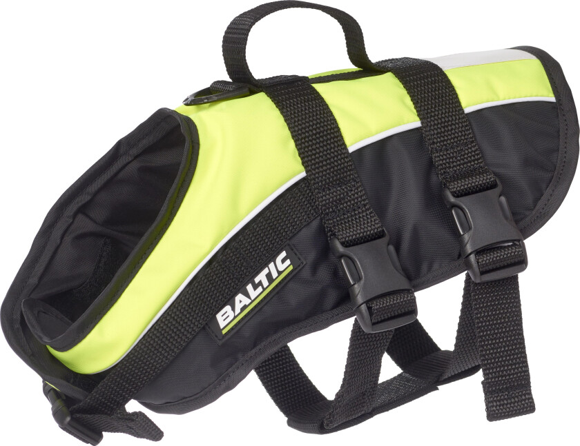 Baltic Mascot Flytevest Hund Gul (XS)
