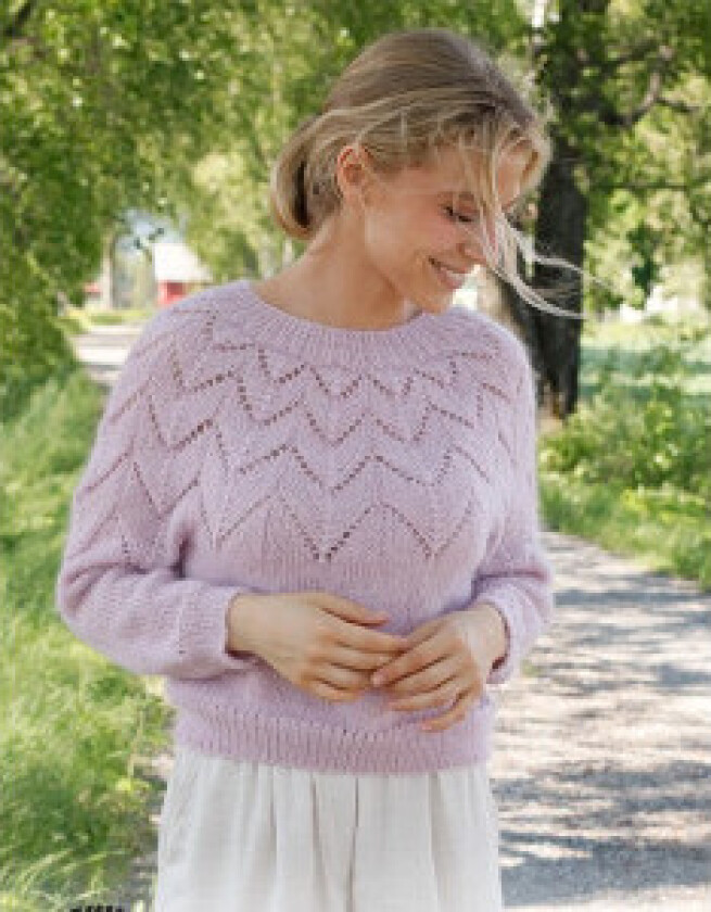 Wishing Well by DROPS Design - Genser Strikkeoppskrift str. S - XXXL - XXX-Large