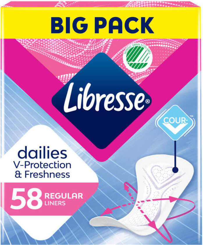 Libresse Truseinnlegg Normal 58stk