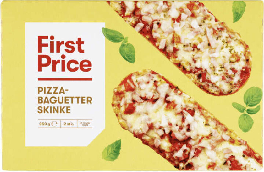 Pizzabaguette m/Skinke 2x125g
