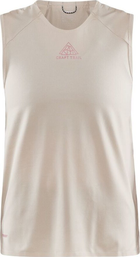 Women's Pro Trail Singlet XL, Ecru