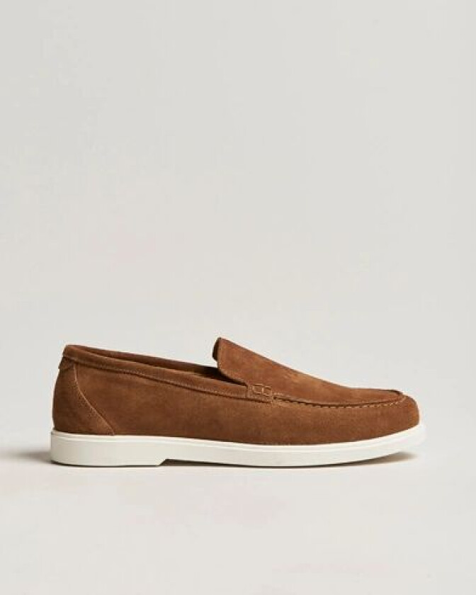 Tuscany Suede Loafer Chestnut