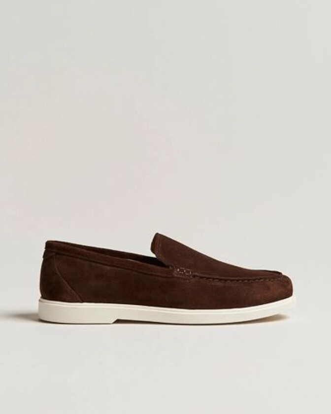 Tuscany Suede Loafer Chocolate