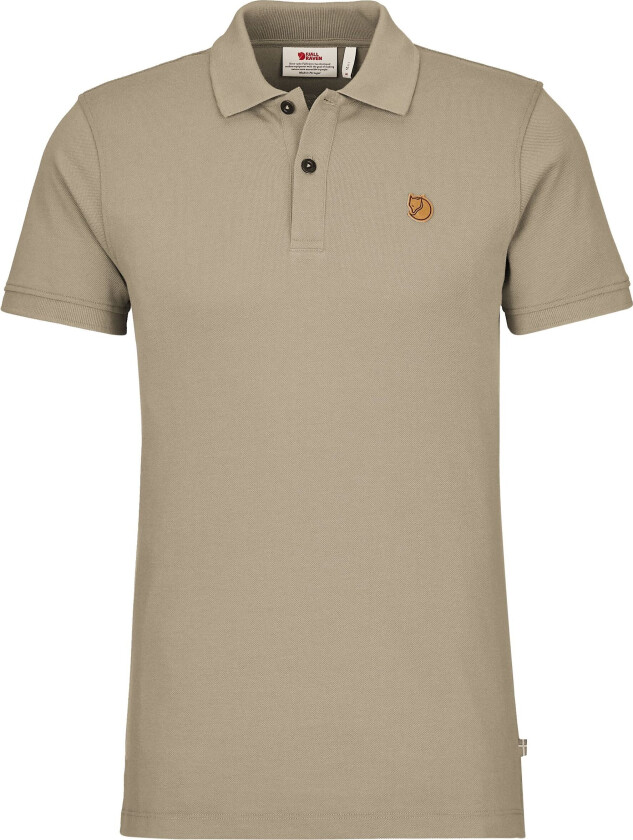 ÖVIK POLO SHIRT M SAND STONE