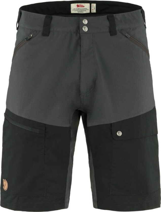 Abisko Midsummer Shorts Herre Dark Grey/Black 56