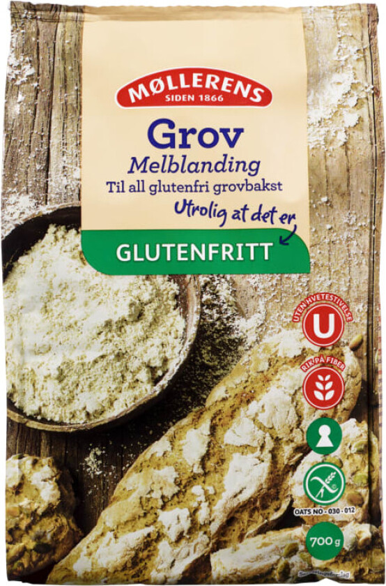Melblanding Grov glutenfri 700g