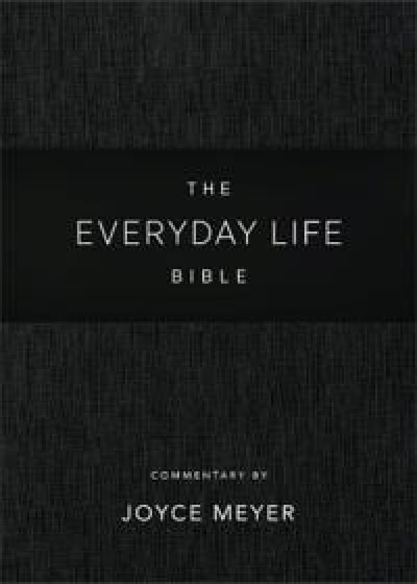 Everyday Life Bible: Black LeatherLuxe¿ av Joyce Meyer
