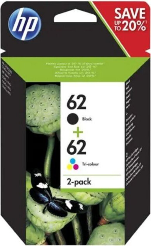 62 Blekkpatroner 2-pk.