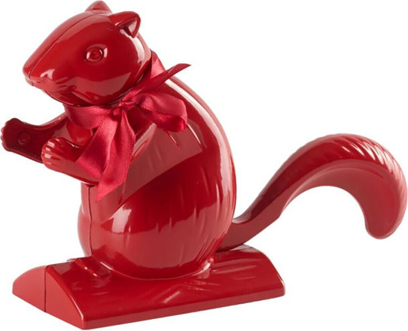 Bilde av Winter Collage nøtteknekker ekorn Rød