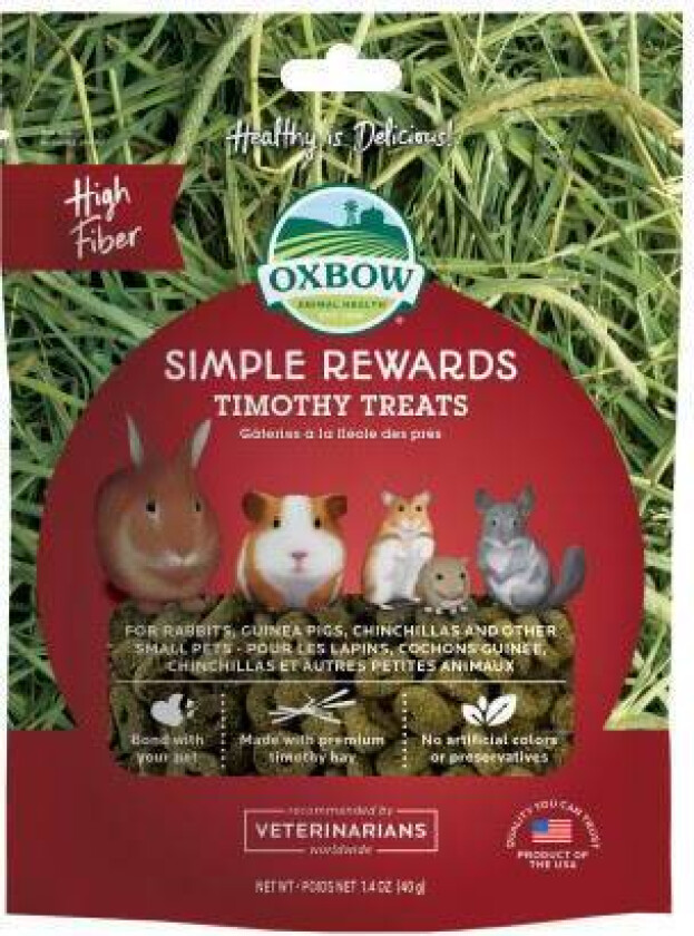 Simple Rewards Timothy Treats 40 g