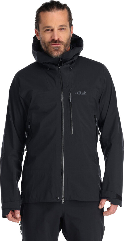 Men's Firewall Waterproof Jacket M, Black