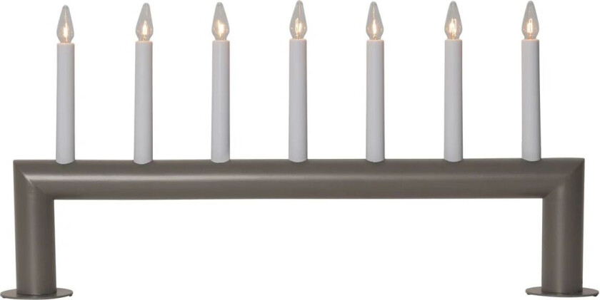 Circum Adventsstake lav 29 cm Grå