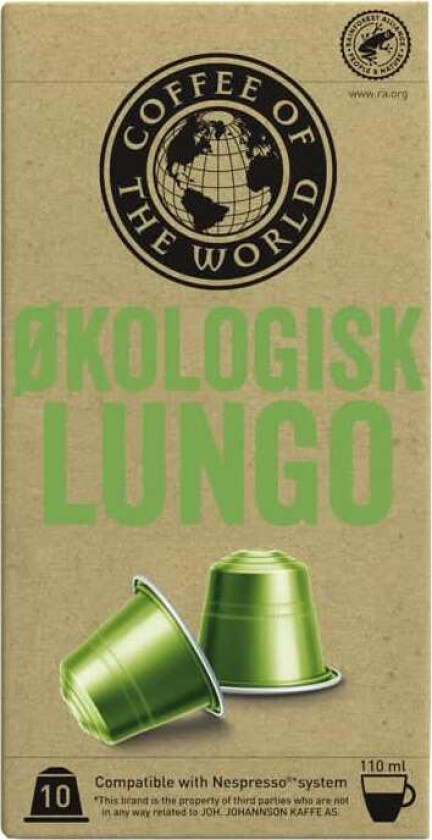 Cotw Lungo Økologisk Kapsel 10stk