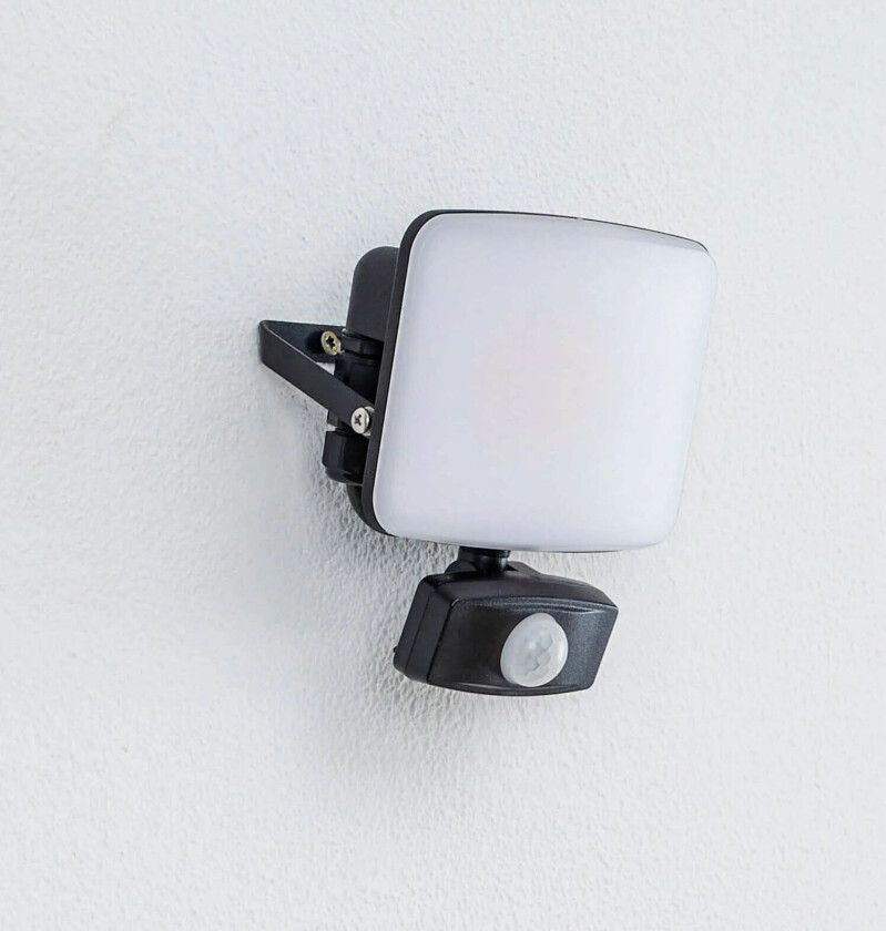 Prios Paityn utendørs LED-vegglampe m sensor, 20 W