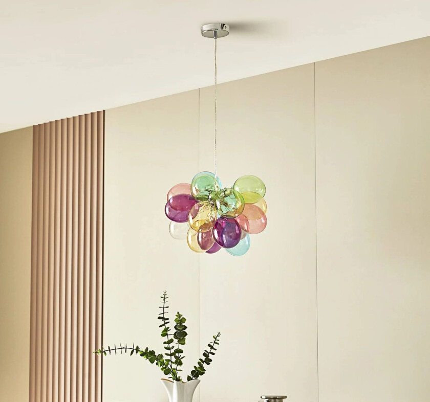 Diborah hengelampe, fargerik, Ø 40 cm