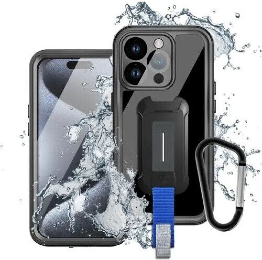 Armor-x Waterproof Case Iphone 15 Pro Svart