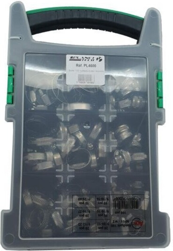 Bilde av Sortiment, slangeklemme PLANET TECH PL4600