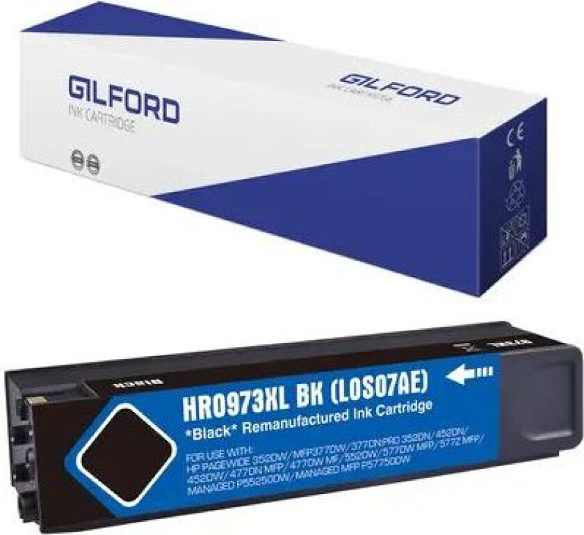 Blekk Svart Dh-973xlbk 10k - For Pagewide