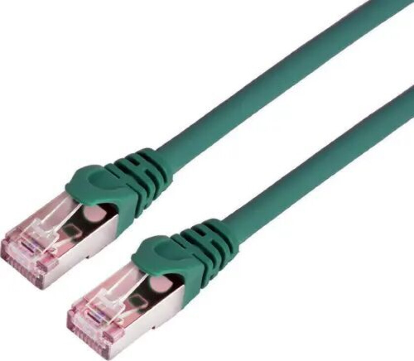 Nettverkskabel Lszh Rj-45 Rj-45 Cat 6 15m Grønn