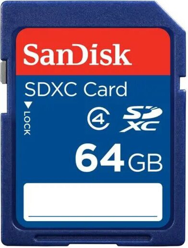 Sandisk Flashminnekort 64gb Sdxc Memory Card