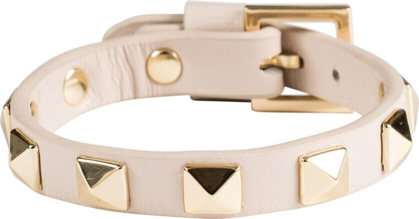 DARK Leather Stud Bracelet Sand