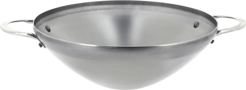 De Buyer Mineral B wokpanne med håndtak 28 cm