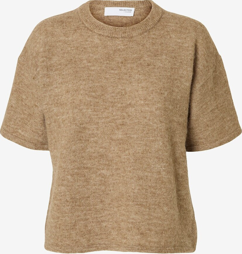 Pullover slfLulu 2/4 Knit O-neck - Brun