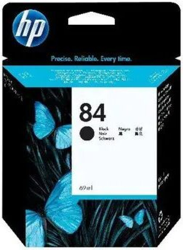 Hp Blekk Svart No.84 - Dnj 10ps/20ps/50ps/130