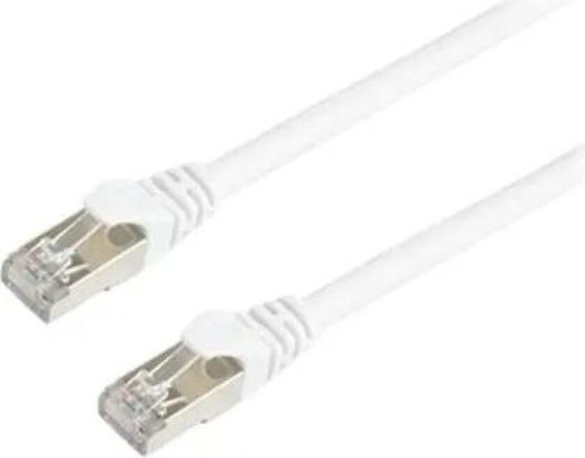 Nettverkskabel Lszh Rj-45 Rj-45 Cat 6 3m Hvit
