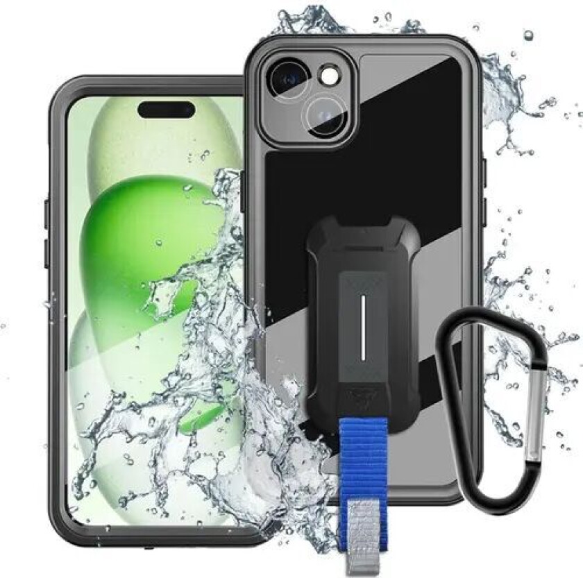 Armor-x Waterproof Case Iphone 15 Plus Svart