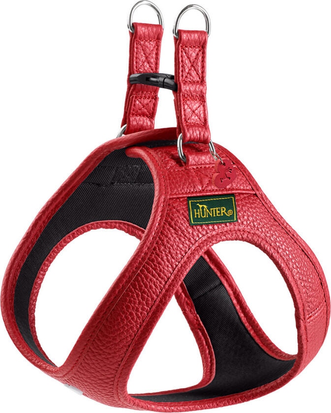 HUNTER sele Love, rød - Str XS-S, 37-40 cm Brystomfang