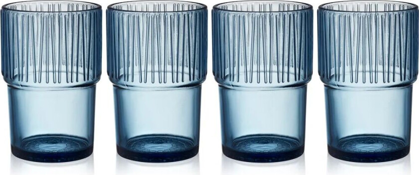 Kusintha caféglass 38 cl 4-stk. Blue
